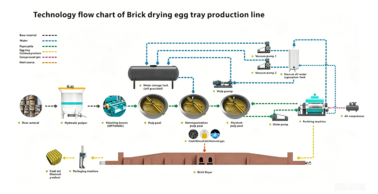 egg-tray-making-machine-process-flow
